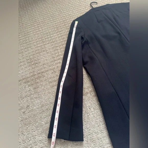 Spanx Women's The Perfect Oversized Blazer Collarless Black Size M - Picture 13 of 13